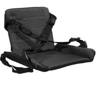 Coussin d'assise Stealth Gear avec dossier pliable noir