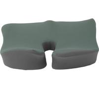 Coussin d'assise universel en mousse à mémoire de forme - rafraîchissant, respirant & soulageant la pression pour les chaises de bureau et les bancs d'étudiants, vert matcha & gris clair