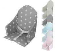 Coussin universel chaise haute gris