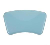 Coussin de baignoire ergonomique avec double ventouse étanche et stabilité et soutien (bleu)