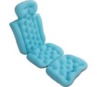 Coussin de baignoire pour adultes, empêche de glisser, coussin de baignoire amovible et lavable avec ventouses puissantes