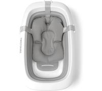 Coussin De Bain Antidérapant Pour Nouveau-Né Coussins De Douche Doux Et Pliables Pour Nourrissons Coussin D'air Flottant Pour Le Bain Des Bébés 0 Mois+ Gris