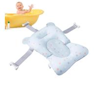 Coussin De Bain Bébé Pour Baignoire | Oreiller De Tapis De Bain Rembourré Anti-dérapant | Accessoires De Bain Pour Bébé, Essentiels De Baignoire Avec Boucles Et 3 Ceintures De Sécurité
