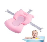Coussin De Bain Bebe,Support Tapis Sièges 3 Points Fixe Réglable,Siège De Baignoires Nouveau-né Coussin,Bebe Hamac Adaptateur Oreiller Benoire Chaise