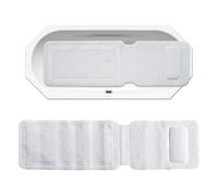 Coussin de bain complet 36 x 125 cm, antidérapant et rembourré en maille aérée 3D pour soutien du cou, de la tête, des épaules et du dos, séchage rapide, lavable en machine