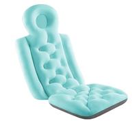 Coussin de Bain Complet, Tapis de Bain Spa antidérapant avec Couches en Maille Respirante, Coussin Appui-tête Ergonomique pour Adultes
