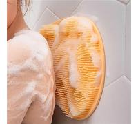 Coussin De Bain Exfoliant For Le Dos, Épurateur De Dos De Salle De Bain Ventouse Murale En Silicone Exfoliant For Le Dos Coussin De Massage Des Pieds Coussin De Massage, Tapis De Massage ( Color : Ora