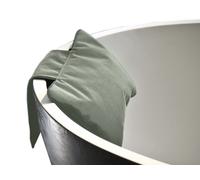 Coussin de bain nylon gris roseau Loft