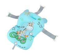 Coussin de bain pliable pour baignoire - Coussin doux pour bébé - Pliable et antidérapant de 0 à 12 mois - Confortable de voyage portable - Coussin de siège pour nouveau-né et nourrissons