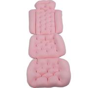Coussin de bain pour adultes - Amovible & lavable avec ventouses - Coussin rose pour tout le corps pour le bien-être et la détente