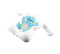 Coussin de bain pour bébé, filet flottant doux mains libres, support de coussin de baignoire pour nourrissons, bain confortable et sûr, essentiel pour les nouveau-nés (Blanche)