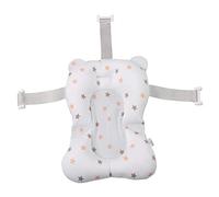 Coussin de bain pour bébé, oreiller de bain doux et antidérapant, tapis flottant confortable pour les nouveau-nés et les tout-petits 0 à 18 mois