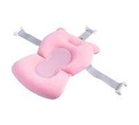 Coussin de bain pour bébé - Oreiller de soutien antidérapant réglable avec boucles et 3 ceintures de sécurité, coussin confortable pour bébé pour baignoire, parfait pour la maison et les voyages
