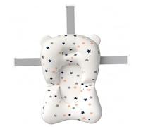 Coussin de bain pour bébé pour baignoire, coussin flottant pour nouveau-né avec support sécurisé et design pliable, oreiller de bain portable pour évier ou baignoire pour bébé, 0 à 3 ans, utilisation