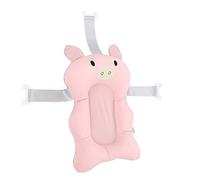 Coussin de Bain pour bébé, Tapis de Bain Antidérapant Réglable pour bébé, Coussin de Douche pour bébé, Oreiller de Bain pour Baignoire, Siège de Baignoire Flottant pour nouveau-né (Rose)