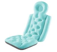 Coussin de bain pour tout le corps - Coussin de bain épais de luxe | Ventouses antidérapantes | Coussin d'appui-tête ergonomique à séchage rapide pour la tête, le cou, les épaules, la baignoire, le