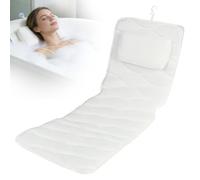 Coussin de bain pour tout le corps, tapis de bain avec 13 ventouses, coussin de baignoire, coussin de nuque, coussin pour le dos et les jambes, pour la maison, le spa