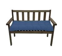 Coussin de balancelle d'extérieur pour 1 à 4 places, imperméable 8 cm, coussin antidérapant pour chaise de jardin, terrasse, bureau (bleu mer, 190 x 50 cm)