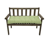 Coussin de balancelle d'extérieur pour 1 à 4 places - Imperméable de 8 cm d'épaisseur - Antidérapant - Pour chaise de jardin - Vert clair - 160 x 50 cm