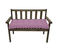 Coussin de balancelle d'extérieur pour 1 à 4 places, imperméable de 8 cm d'épaisseur, coussin antidérapant pour banc de jardin et chaise de bureau (violet, 170 x 40 cm)