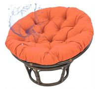 Coussin de balancelle double imperméable - Coussin rond confortable pour chaises suspendues - Idéal pour jardin, terrasse, salon - NO12 152 x 15 cm