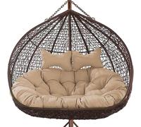 Coussin de balançoire for chaise oeuf 2 places d'extérieur en polyester