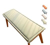 Coussin de Banc 2/3 Places Intérieur/Extérieur - Mousse Confortable 1.5 cm d'Épaisseur - Fond Antidérapant pour Jardin, Balcon et Pelouse(Vert,160x50x1.5cm)