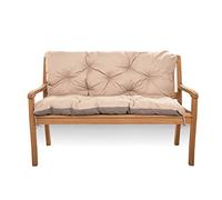 Coussin de banc 2 ou 3 places, coussin pour balancelle de jardin, coussin de canapé, gardin, coussin de banc d'intérieur, coussin pour banc d'extérieur (170_x_60_x_50_cm, Beige)
