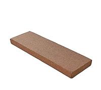 Coussin de banc antidérapant de 5 cm d'épaisseur, 80, 100, 120 cm, pour intérieur et extérieur - Convient aux meubles en bois - Marron - 140 x 30 cm - Pour un confort et un style ultimes