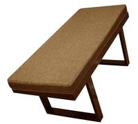 Coussin de banc antidérapant de qualité supérieure pour intérieur/extérieur, rectangulaire, 121,9 x 40,6 cm, 101,6 x 45,7 cm, 152,4 x 30,5 cm, avec fermeture éclair, idéal pour chaises longues