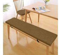 Coussin de Banc antidérapant et Amovible, Coussin rectangulaire pour siège de fenêtre avec Fermeture éclair, Coussin en Lin et éponge pour Banc de Jardin, mobilier de Salon d'intérieur et d'