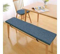 Coussin de Banc antidérapant et Amovible, Coussin rectangulaire pour siège de fenêtre avec Fermeture éclair, Coussin en Lin et éponge pour Banc de Jardin, mobilier de Salon d'intérieur et d'