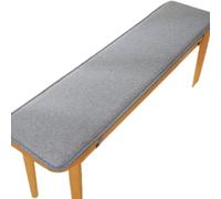 Coussin de banc antidérapant et imperméable pour intérieur/extérieur - 38,1 x 150 cm - Patins de meubles de jardin et de patio avec envers antidérapant, parfait pour terrasses et meubles d'extérieur