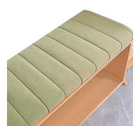 Coussin de banc confortable vert matcha 160 x 30 cm - Coussin d'assise pour jardin, cuisine, bancs de salle à manger - Élégant et doux Bankauflage Sitzkissen pour une relaxation ultime