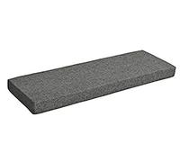 Coussin de banc de 5 cm d'épaisseur - 80/100/120 cm - Antidérapant - Pour intérieur ou extérieur, patio, jardin - Canapé en bois (gris foncé, 150 x 35 cm)