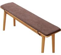 Coussin de banc de jardin - 122/101,6/152,4 x 30,5 cm - Pour intérieur et baie vitrée - Pour terrasse, porche, étagère à chaussures, piano, salle à manger (café, 198,1 x 30,5 cm)