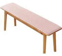 Coussin de banc de jardin - 122/101,6/152,4 x 30,5 cm - Pour intérieur et baie vitrée, terrasse, porche, étagère à chaussures, piano, salle à manger (rose, 180 x 35,6 cm)