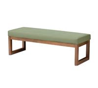 Coussin de banc de jardin, amovible et antidérapant, pour extérieur, balancelle, terrasse et utilisation en intérieur, idéal pour entrée ou étagère à chaussures, vert, 100 x 30 x 5 cm