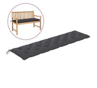 Coussin de banc de jardin Anthracite 200x50x7 cm Tissu vidaXL vidaXL