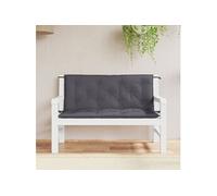 vidaXL Coussin de balancelle Anthracite 120 cm en tissu