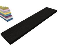 Coussin de Banc de Jardin Antidérapant en Mousse 5cm Épaisse - 2 ou 3 Places Coussin de Siège Housse Amovible - Pour Banc Mobilier Terrasse, Balancelle, Canapé Extérieur et Banquette(Black,90x35x5cm)