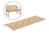 Coussin de banc de jardin Beige 150x50x7 cm Tissu vidaXL vidaXL