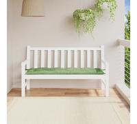 vidaXL Coussin de banc de jardin Motif de feuilles 200x50x7 cm Tissu d'extérieur
