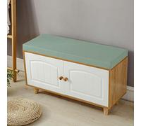 Coussin de banc de jardin doux et épais 2-3 places pour long canapé, balancelle, siège, utilisation en intérieur et extérieur, 160 x 45 x 5 cm, vert