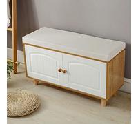 Coussin de banc de jardin épais, 2-3 places, doux et confortable, pour balancelle et canapé, pour intérieur et extérieur, 200 x 40 x 5 cm, blanc