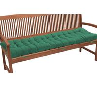 Coussin de banc de jardin épais 2/3 places en coton - 8 cm - Pour extérieur/intérieur/balancelle/terrasse/maison (170 x 50 cm, vert A)