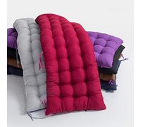 Coussin de banc de jardin épais 2/3 places en coton doux pour intérieur/extérieur, 150 x 55 cm, marron café, pour terrasse et mobilier de jardin