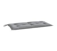 Coussin de banc de jardin gris 100x50x7 cm tissu oxford