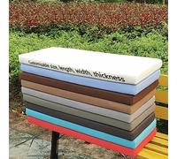 Coussin de banc de jardin imperméable pour extérieur, balancelle, terrasse, table à manger, utilisation en intérieur, parfait pour banc de jardin - 65 x 65 x 8 cm - Rose foncé