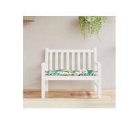 Coussin de banc de jardin multicolore 100x50x7 cm tissu oxford